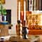 Jonathan Adler x Michaels 9" Brown & Black Wood Grain Bubble Ceramic Taper Candle Holder